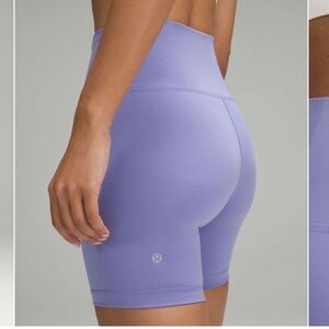 Lululemon Wunder Train High-Rise Short 6" Dark Lavender 2247